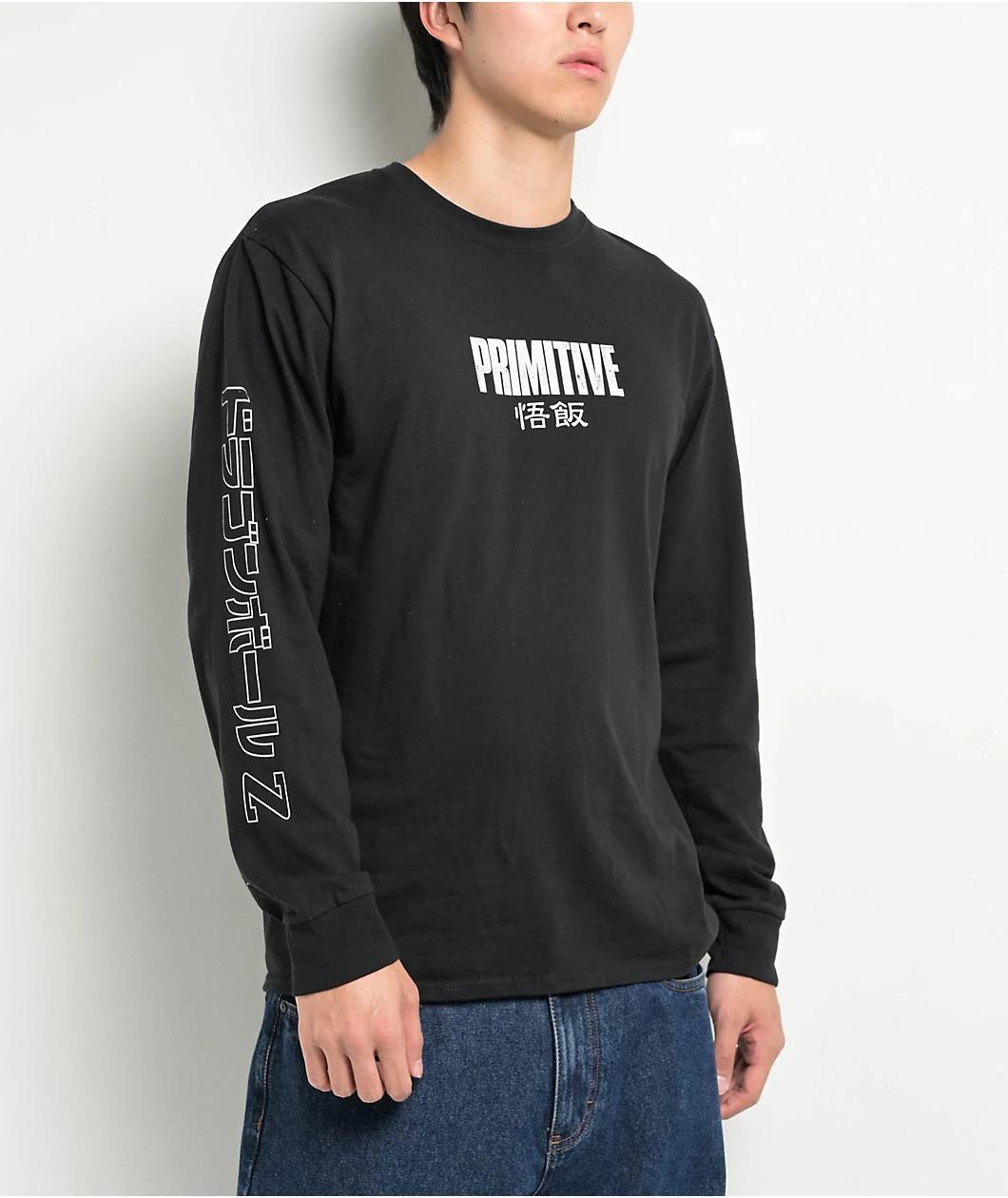 Primitive x Dragon Ball Z Vengeance Black Long Sleeve T-Shirt Product Image
