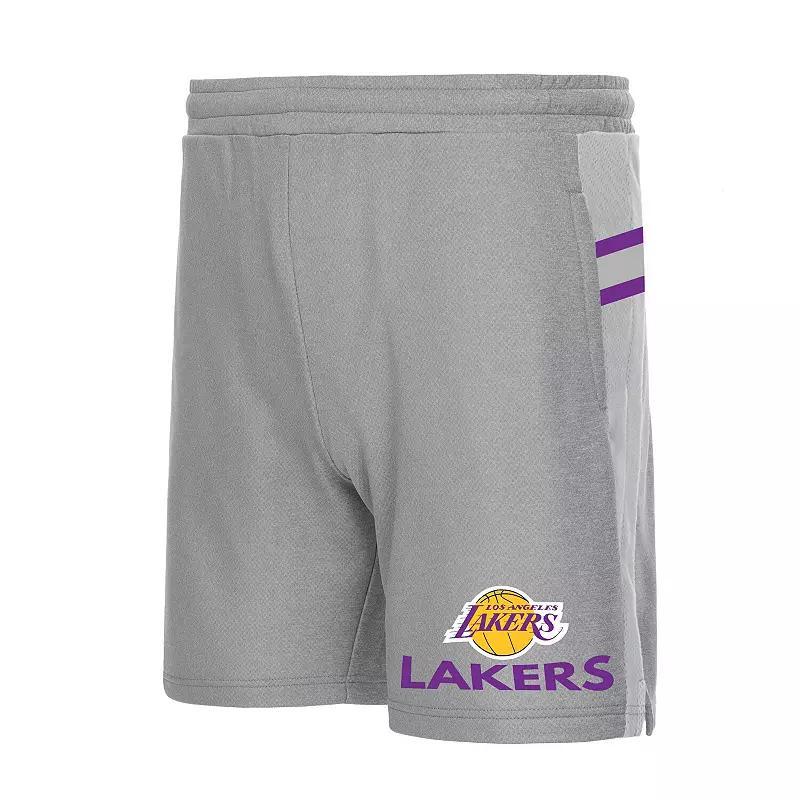 Mens Concepts Sport Gray Los Angeles Lakers Stature Shorts Product Image