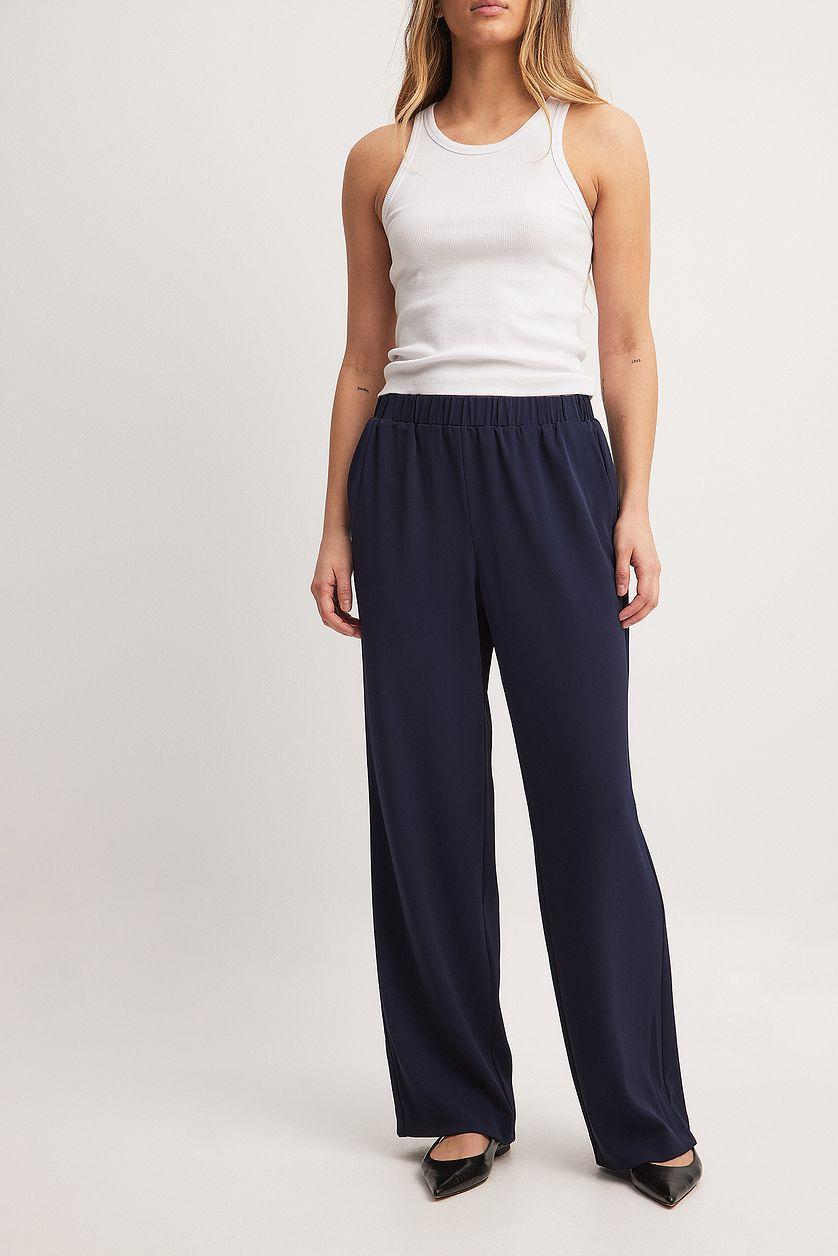 Relaxed Mid Waist Trousers Product Image