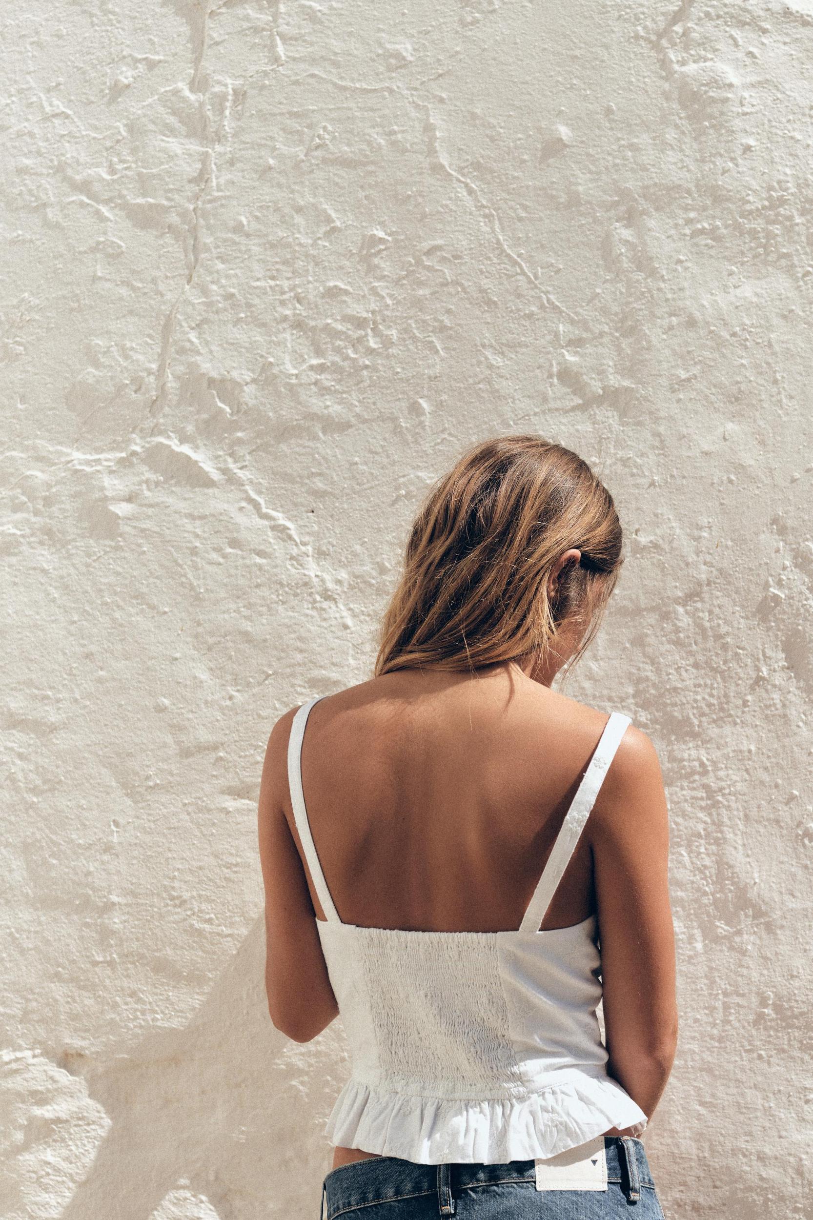 EMBROIDERED CORSET TOP Product Image