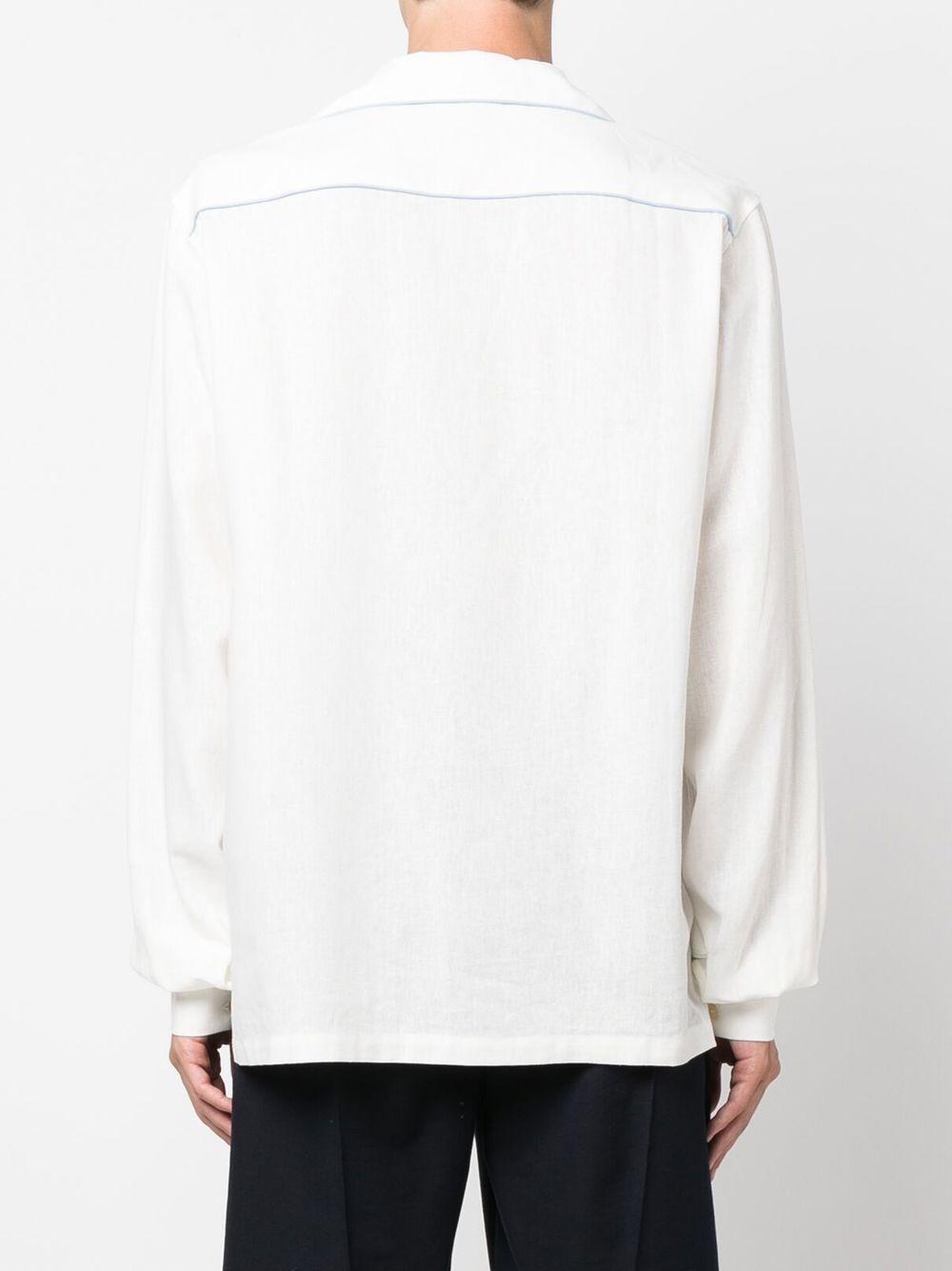 logo-embroidered shirt Product Image