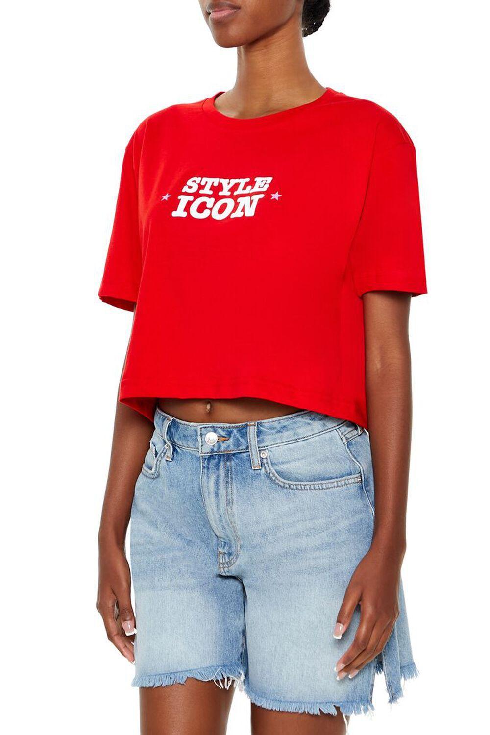 Style Icon Graphic Cropped Tee | Forever 21 Product Image