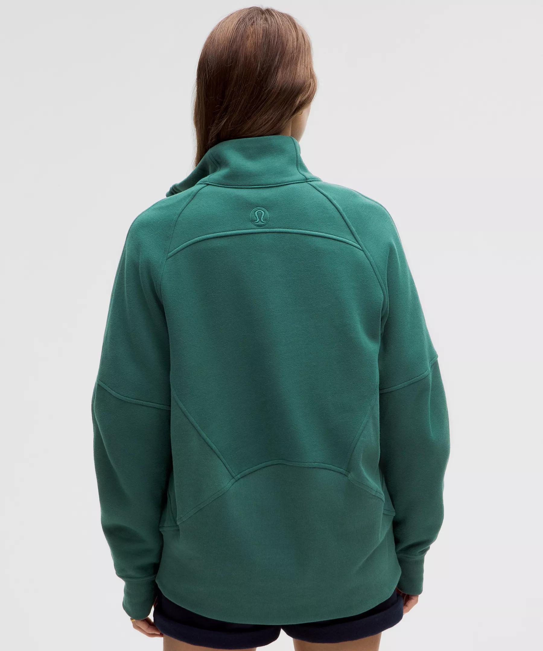 Scuba Oversized Funnel-Neck Half Zip *Long Product Image