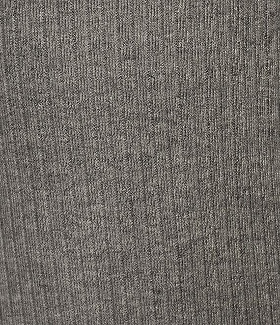 Coco + Jaimeson Long Sleeve Square Neck Rib Midi Dress Product Image