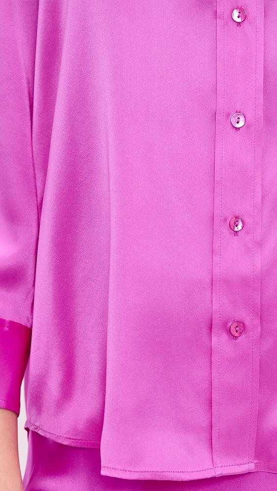 L'AGENCE Dani Silk Blouse | Shopbop Product Image