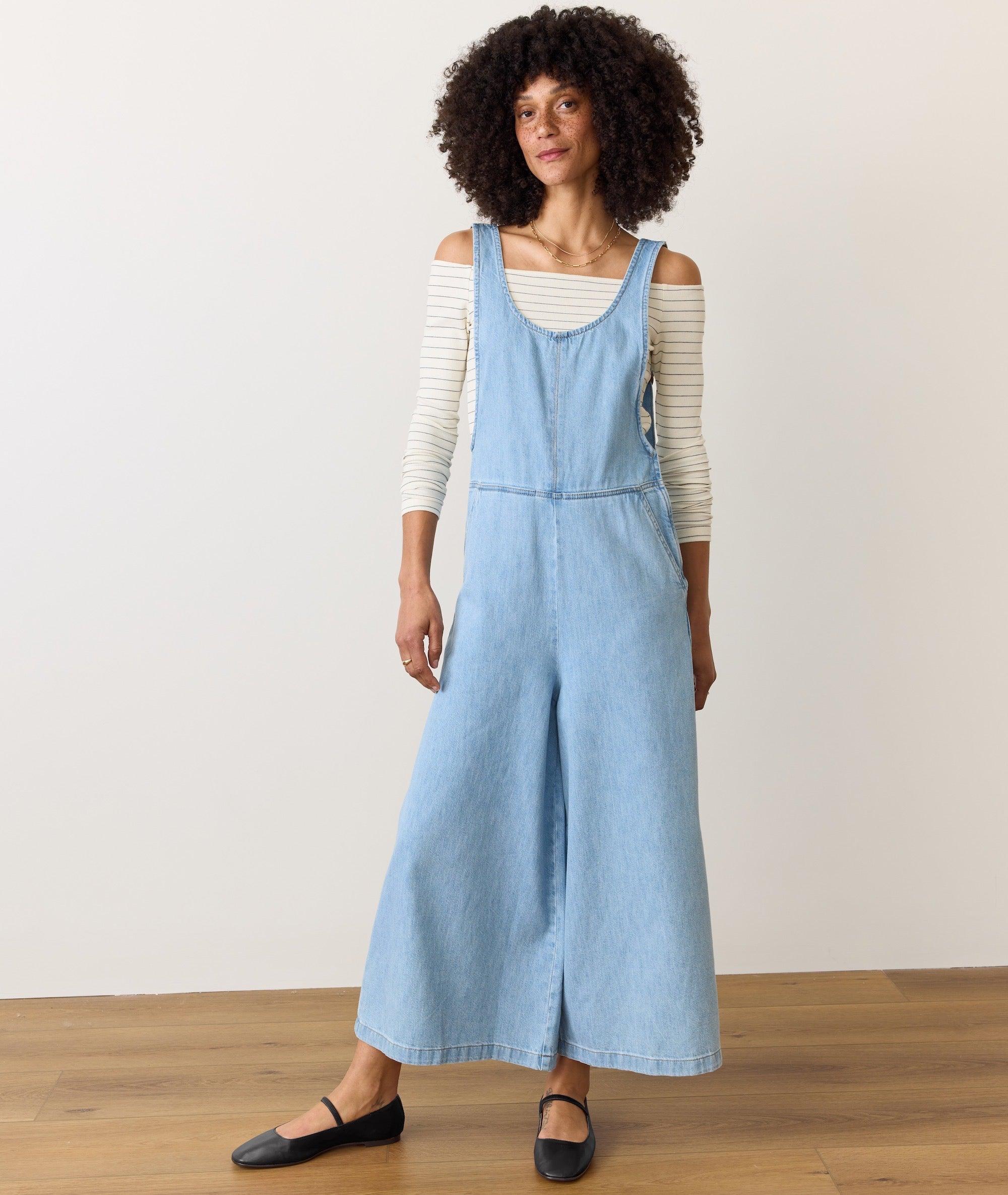 Layla Denim Overalls Product Image