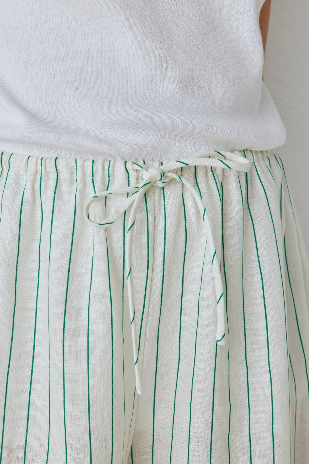 Raya Linen Pants Stripe Product Image