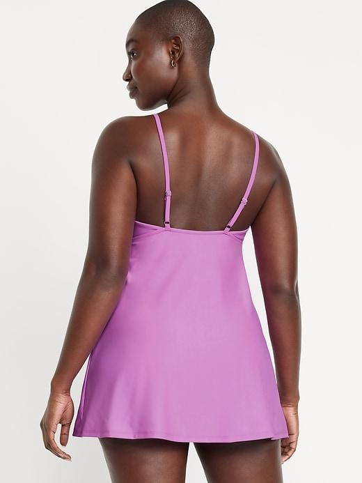 Twist-Front Swim Dress Product Image