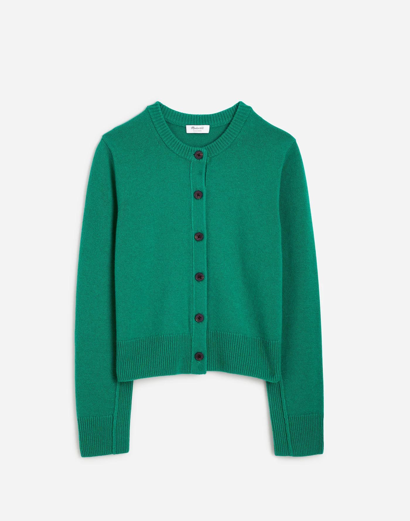 Cashmere Button-Front Cardigan Sweater Product Image