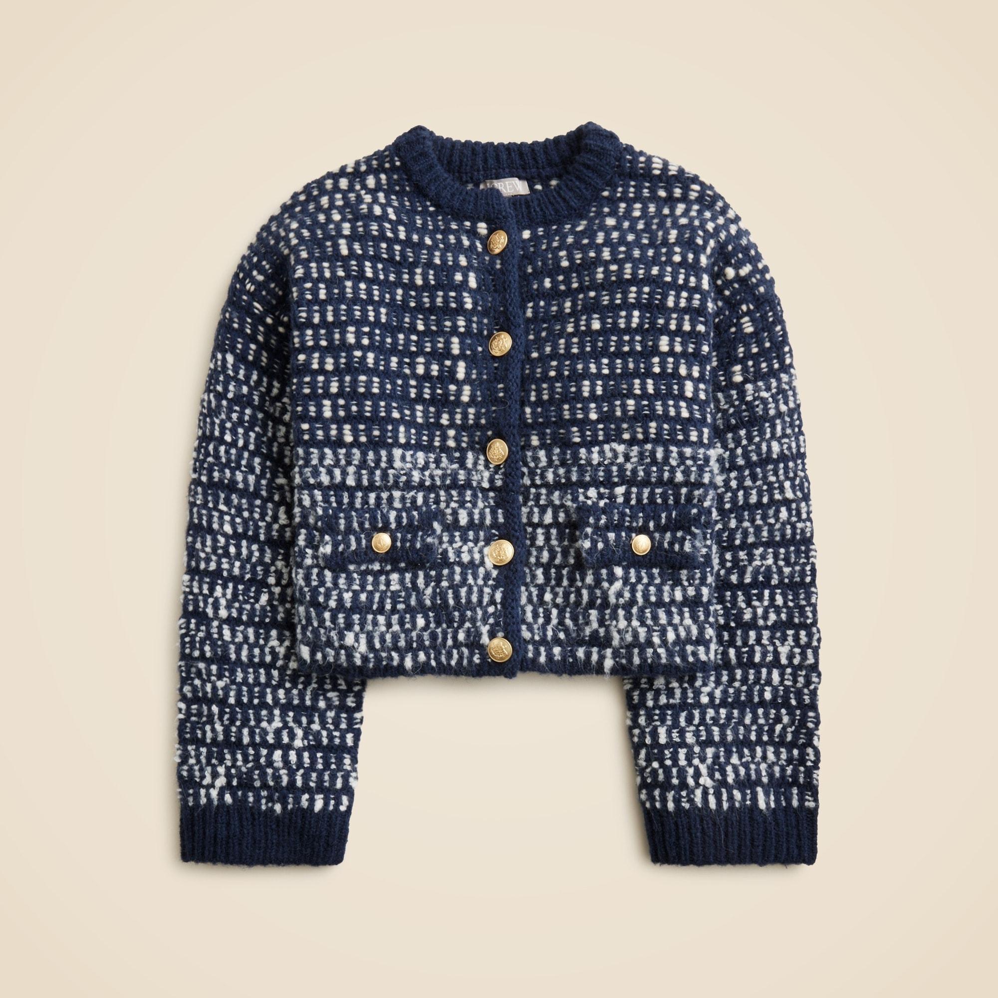 Relaxed jacket in tweed Product Image