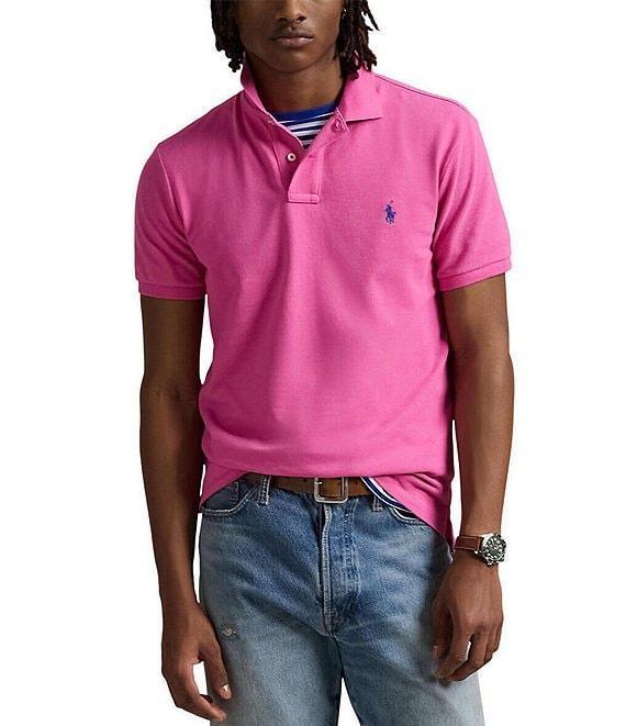 Polo Ralph Lauren Classic Fit Solid Cotton Mesh Polo Shirt Product Image