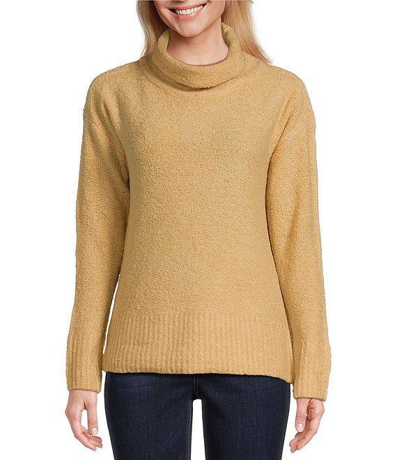 Westbound Long Sleeve Mock Neck Side Zip Sweater Product Image