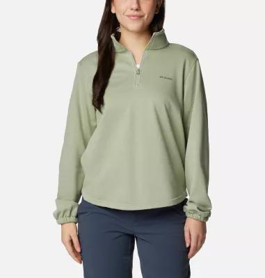 Columbia Women's Columbia Trek French Terry Half Zip Pullover- Product Image