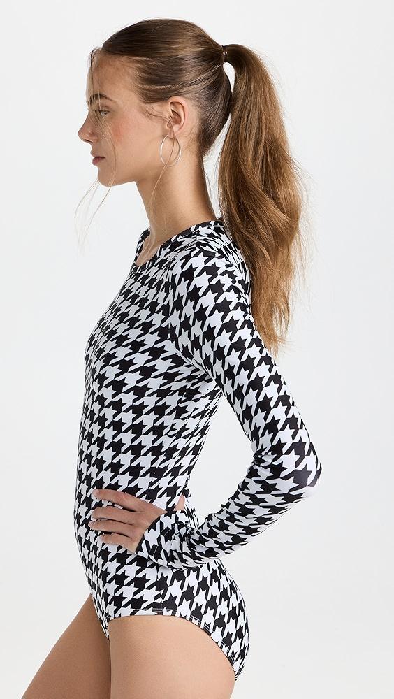 Cover Long Sleeve Rash Guard Swimsuit | Shopbop Product Image