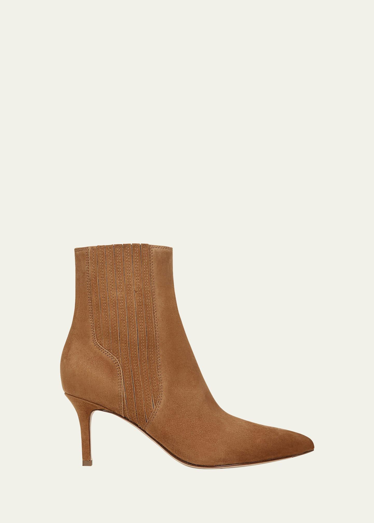 Lisa Suede Stiletto Chelsea Booties Product Image