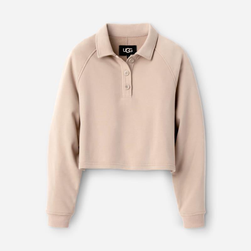 UGG Womens Kaylee Polo Sweatshirt Cotton Blend/Recycled Materials Hoodies & Sweatshirts Product Image