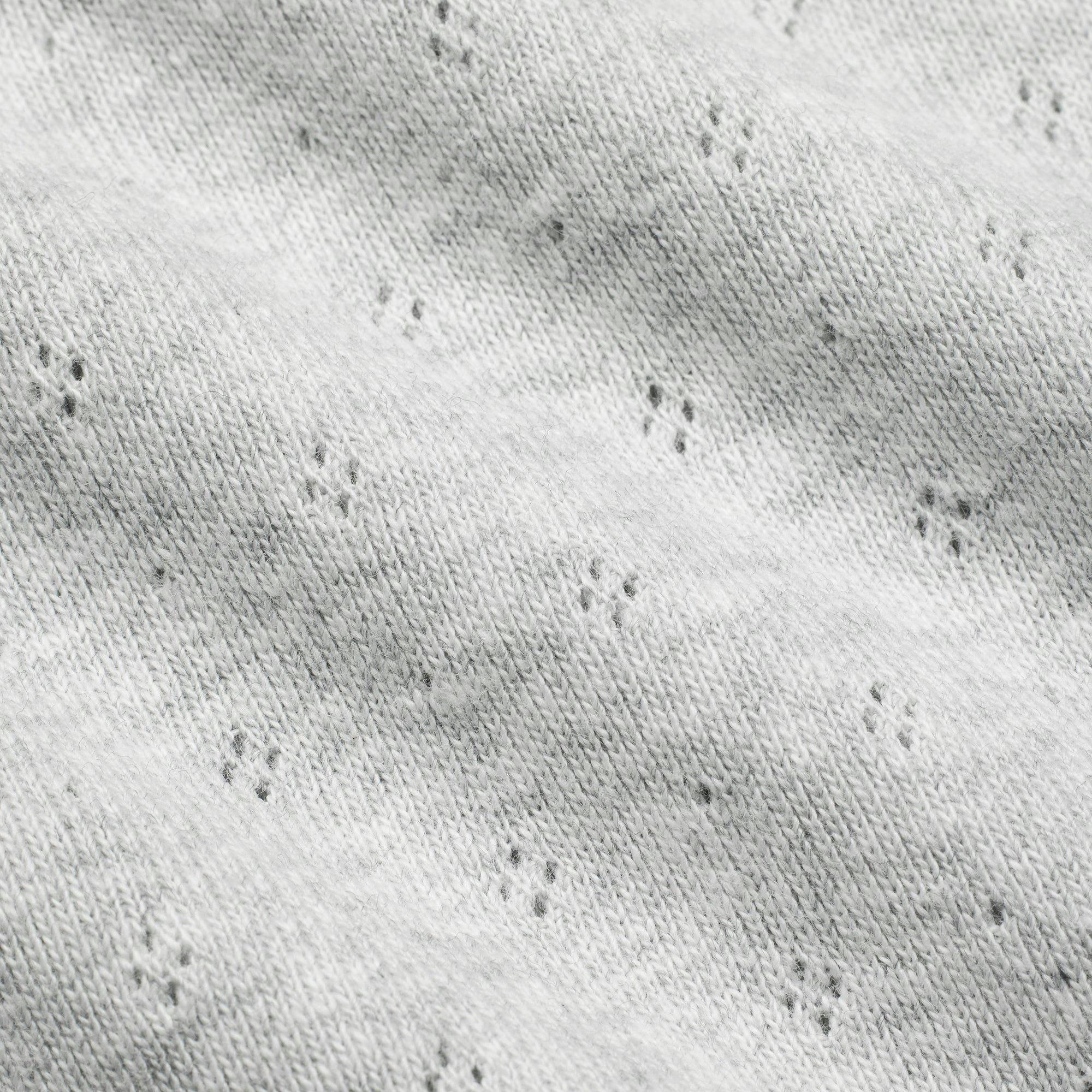 HEAVY POINTELLE SHORT | LIGHT HEATHER GREY Product Image