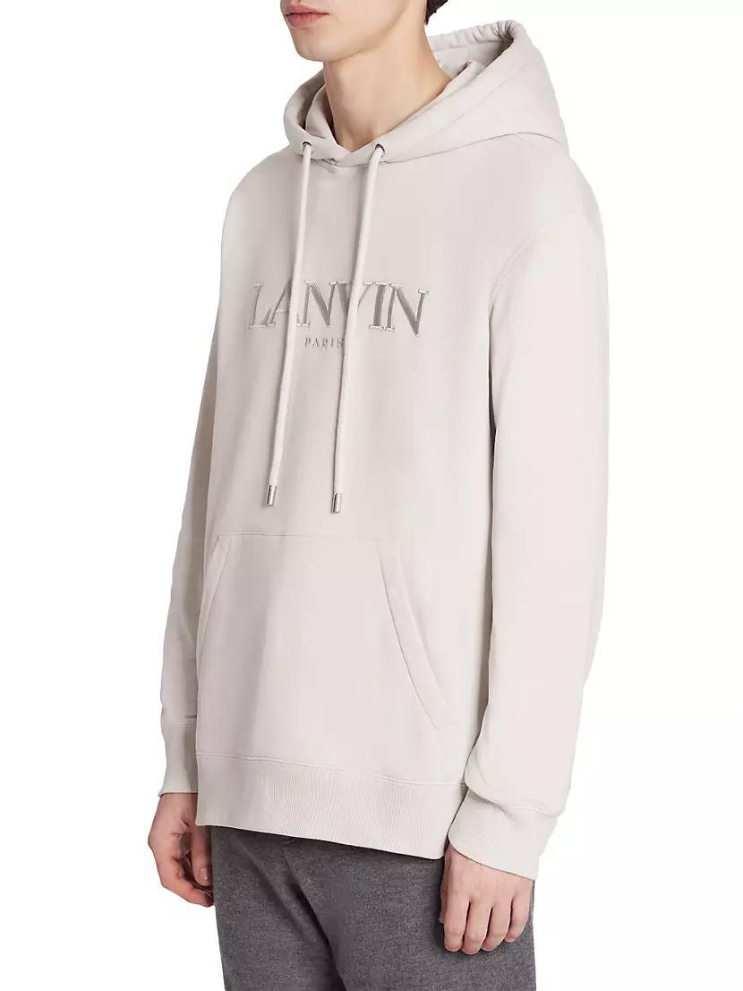 Oversized Embroidered Logo Paris Hoodie Product Image