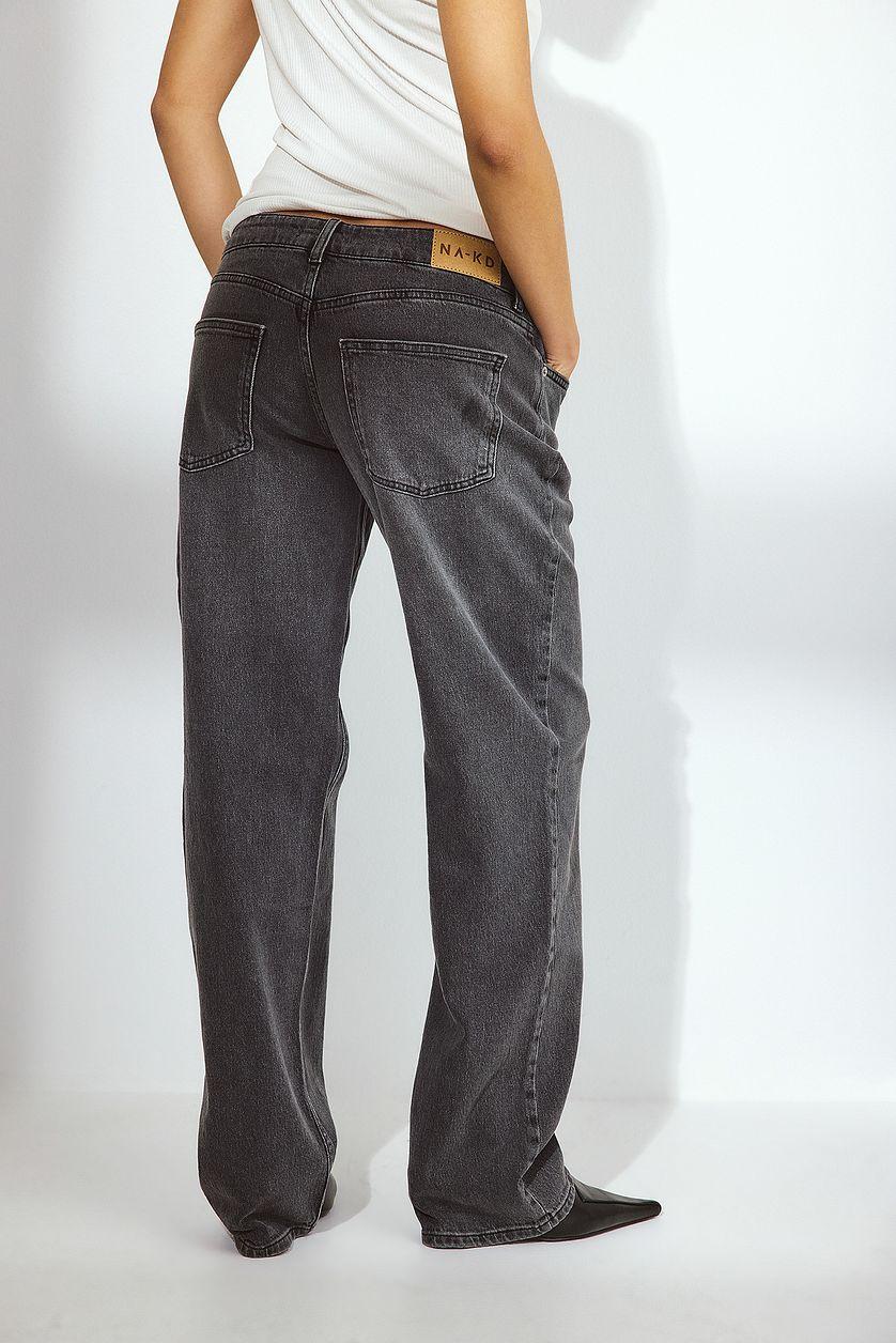 Straight Low Waist Jeans Product Image