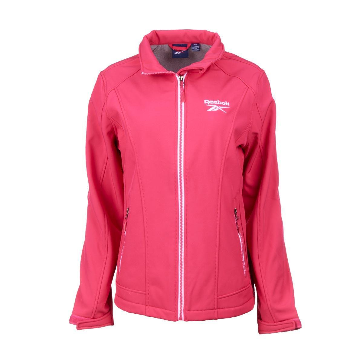 Reebok Women's 100% Polyester Jacket Fuchsia M Product Image