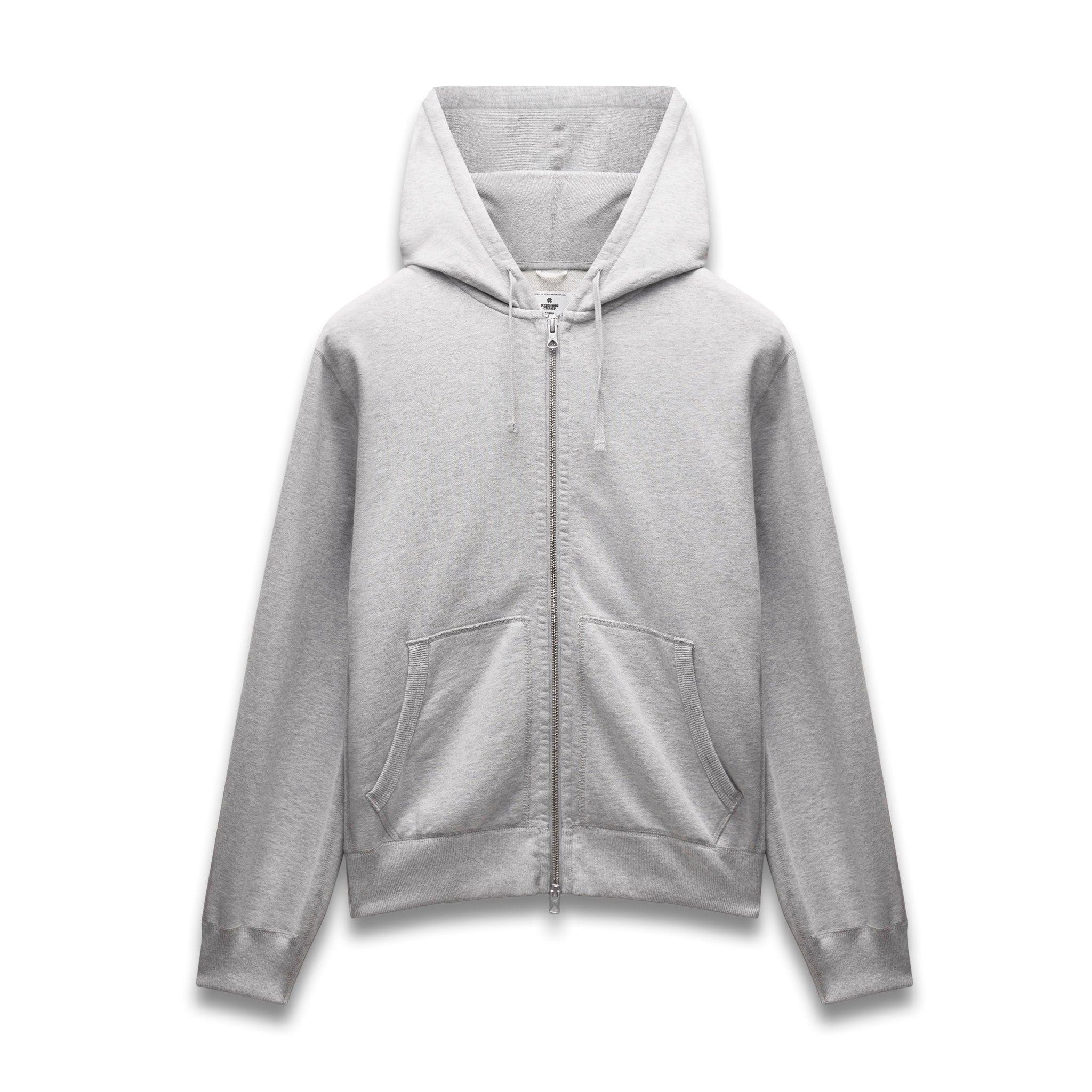 Midweight Terry Standard Zip Hoodie Male Product Image