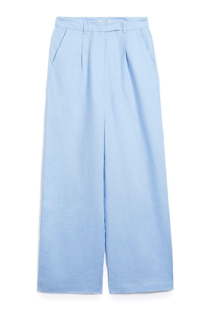 Linen Wide Leg Pants Product Image