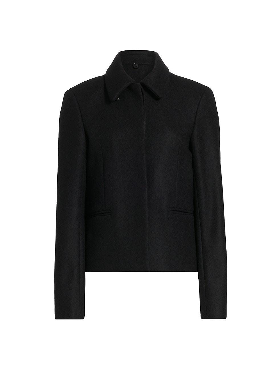 Womens Crop Boucl Jacket Product Image