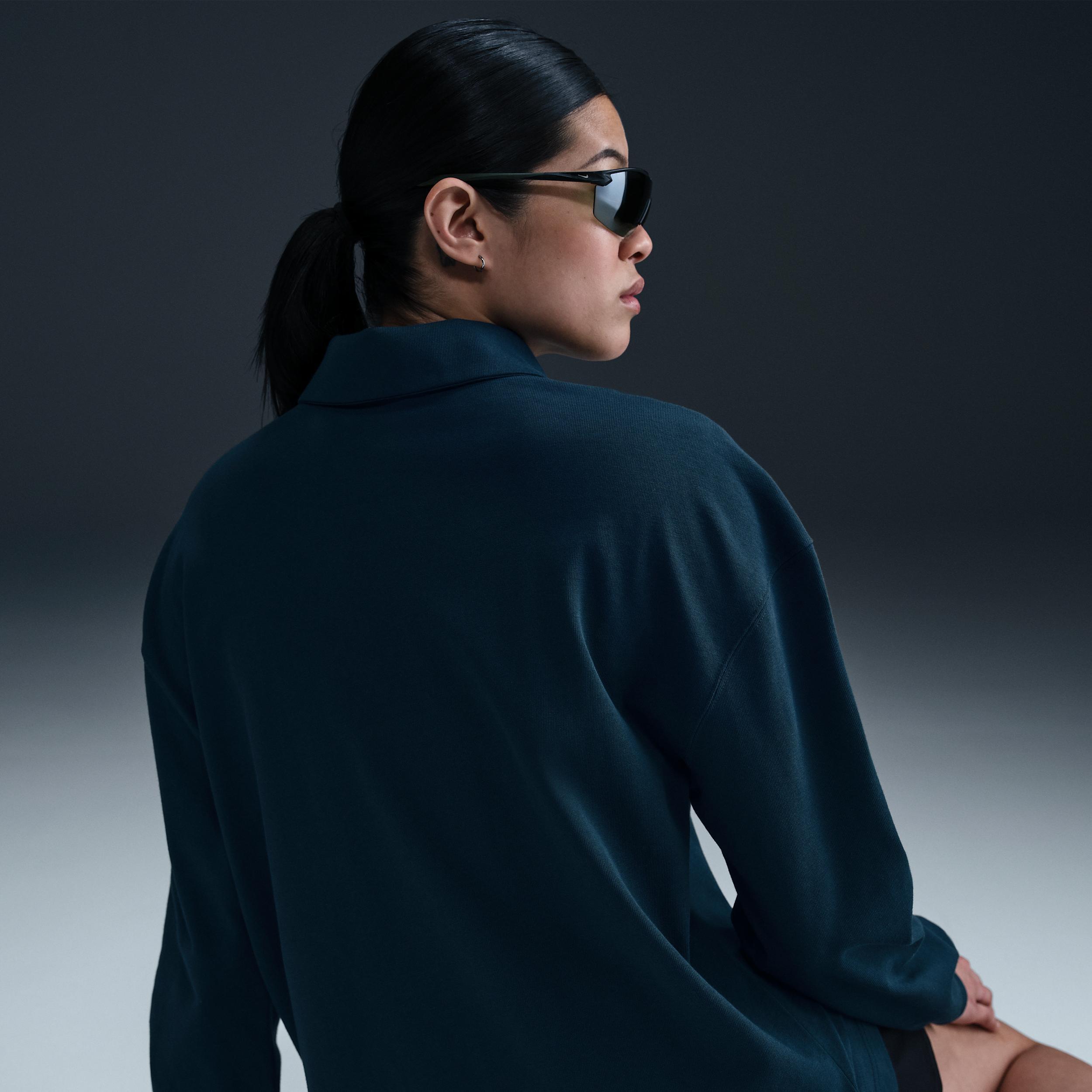 Nike Sportswear Essential Women's Oversized Long-Sleeve Polo Product Image