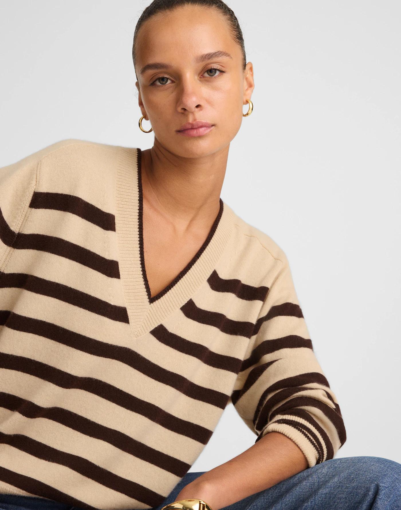 Cashmere V-Neck Sweater Product Image