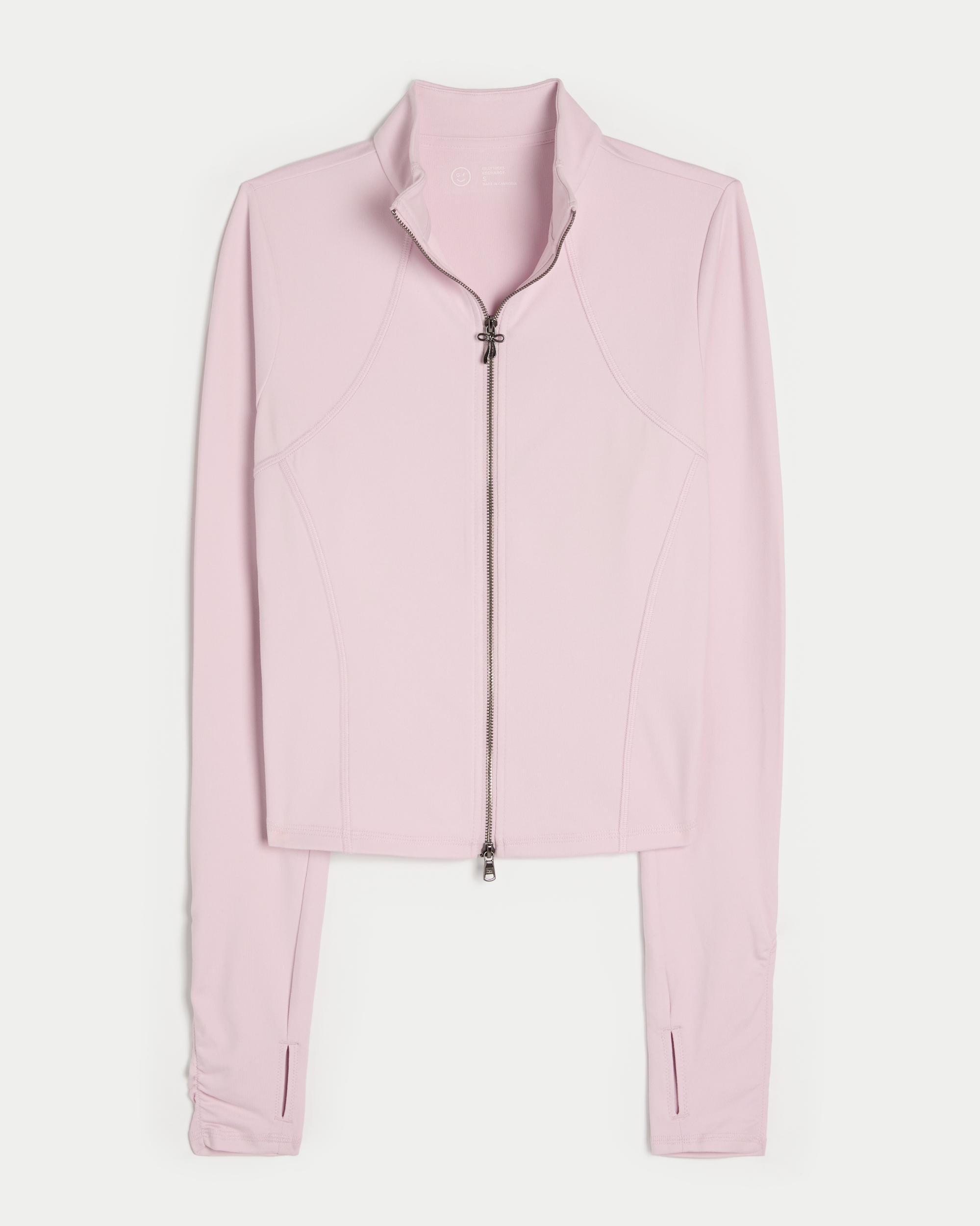 Gilly Hicks Active Recharge Bow Double Zip Jacket Product Image