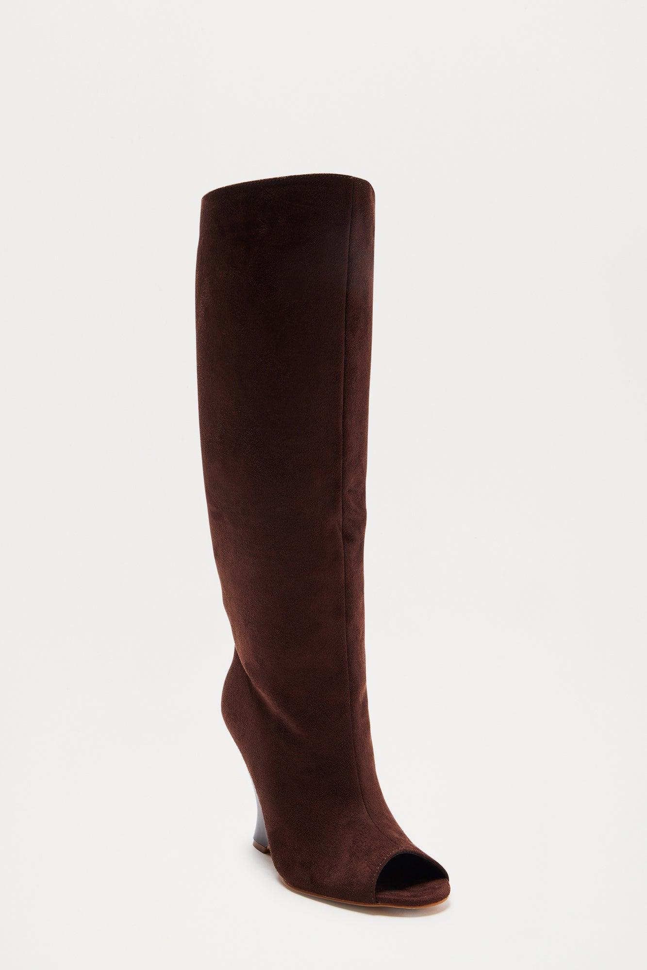 Dublin Knee High Boots - Chocolate Product Image