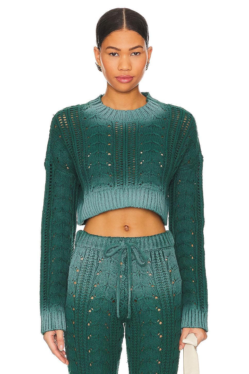 Lovers and Friends Jelissa Ombre Sweater in Green Ombre Product Image