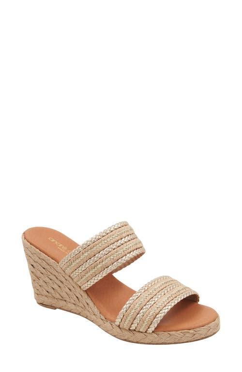 Andre Assous Womens Nolita Woven Espadrille Wedge Sandals Product Image