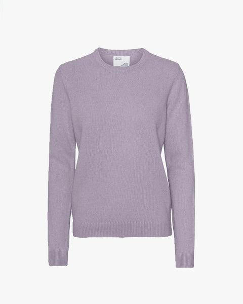 Women Classic Merino Wool Crew - Purple Haze Product Image