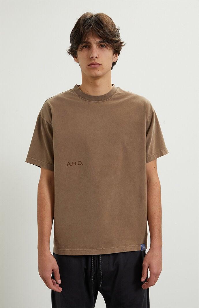 A.R.C. Men's Vintage Wash Heavyweight Cropped Boxy T-Shirt - Product Image