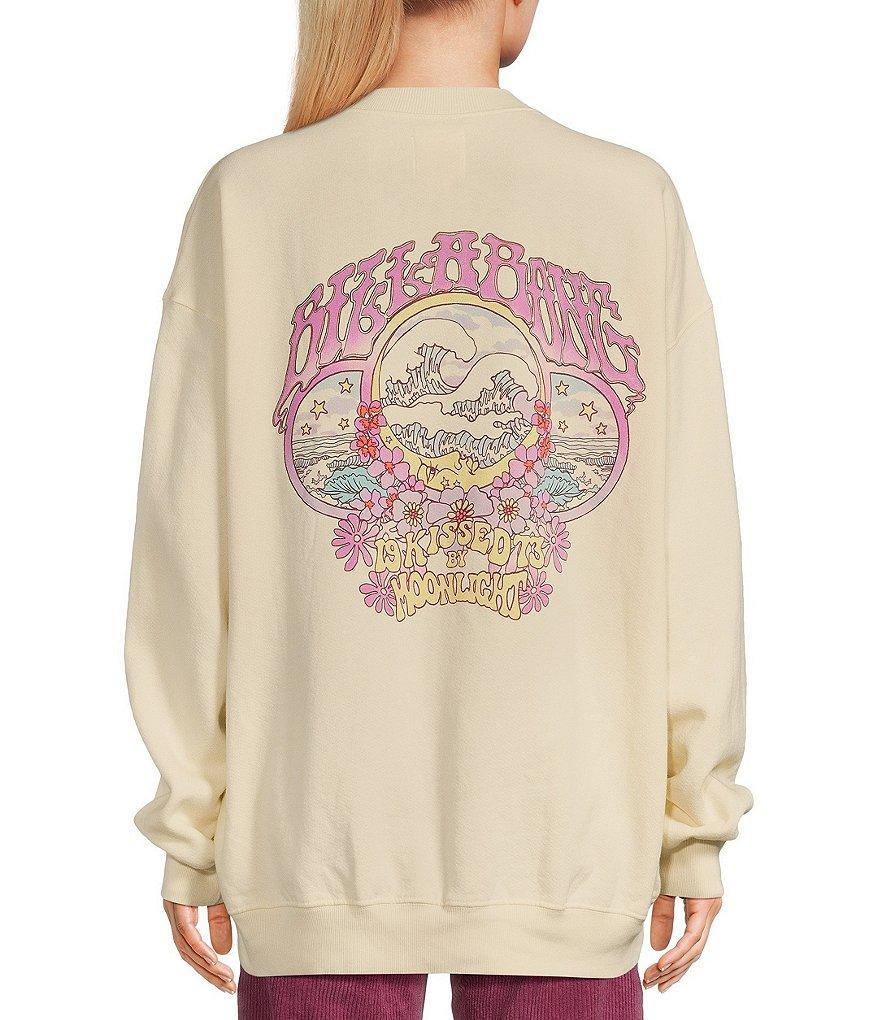 Billabong Ride In Crew Oversized Graphic Sweatshirt Product Image