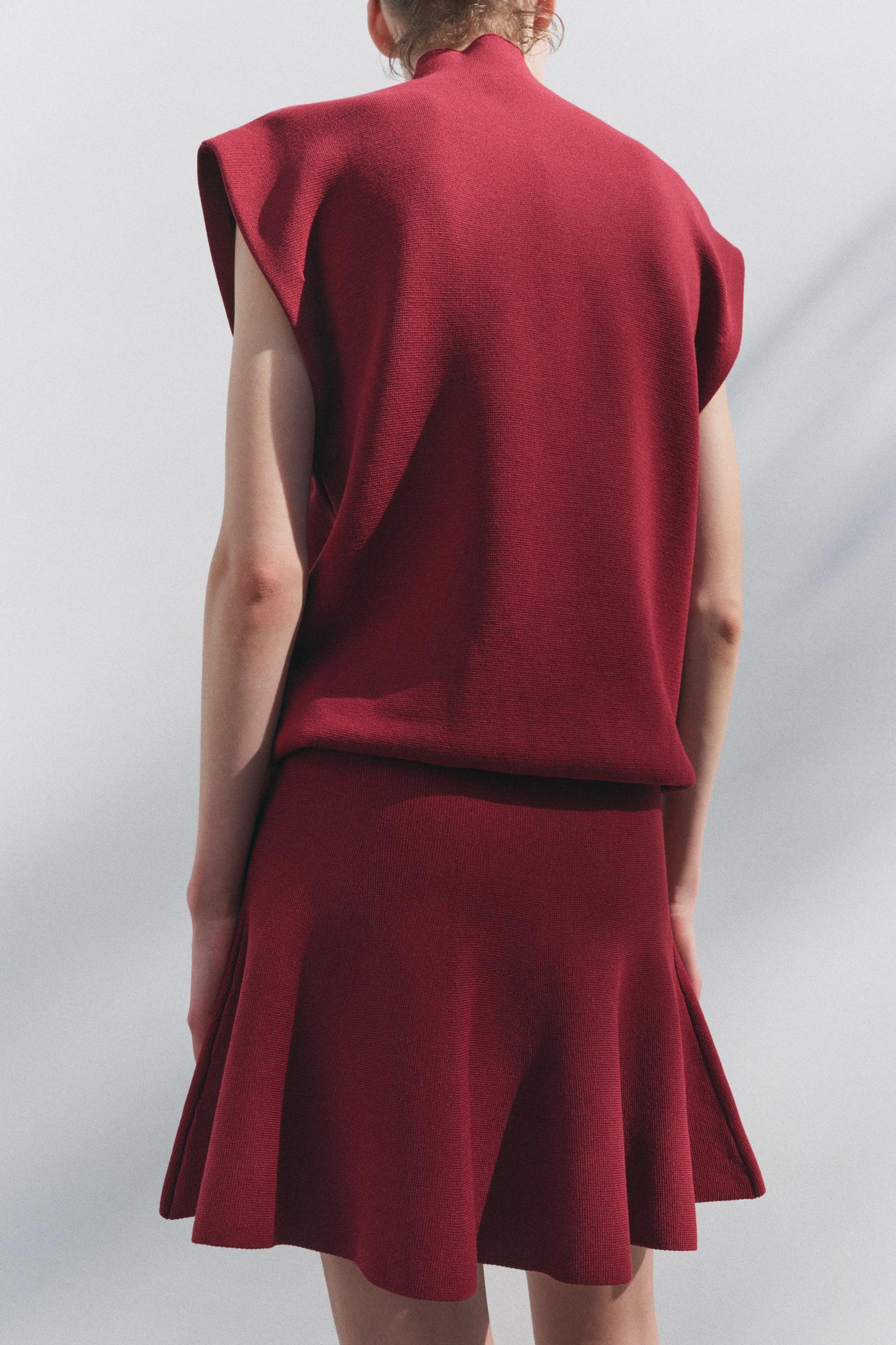 BASIC KNIT MINI SKIRT Product Image