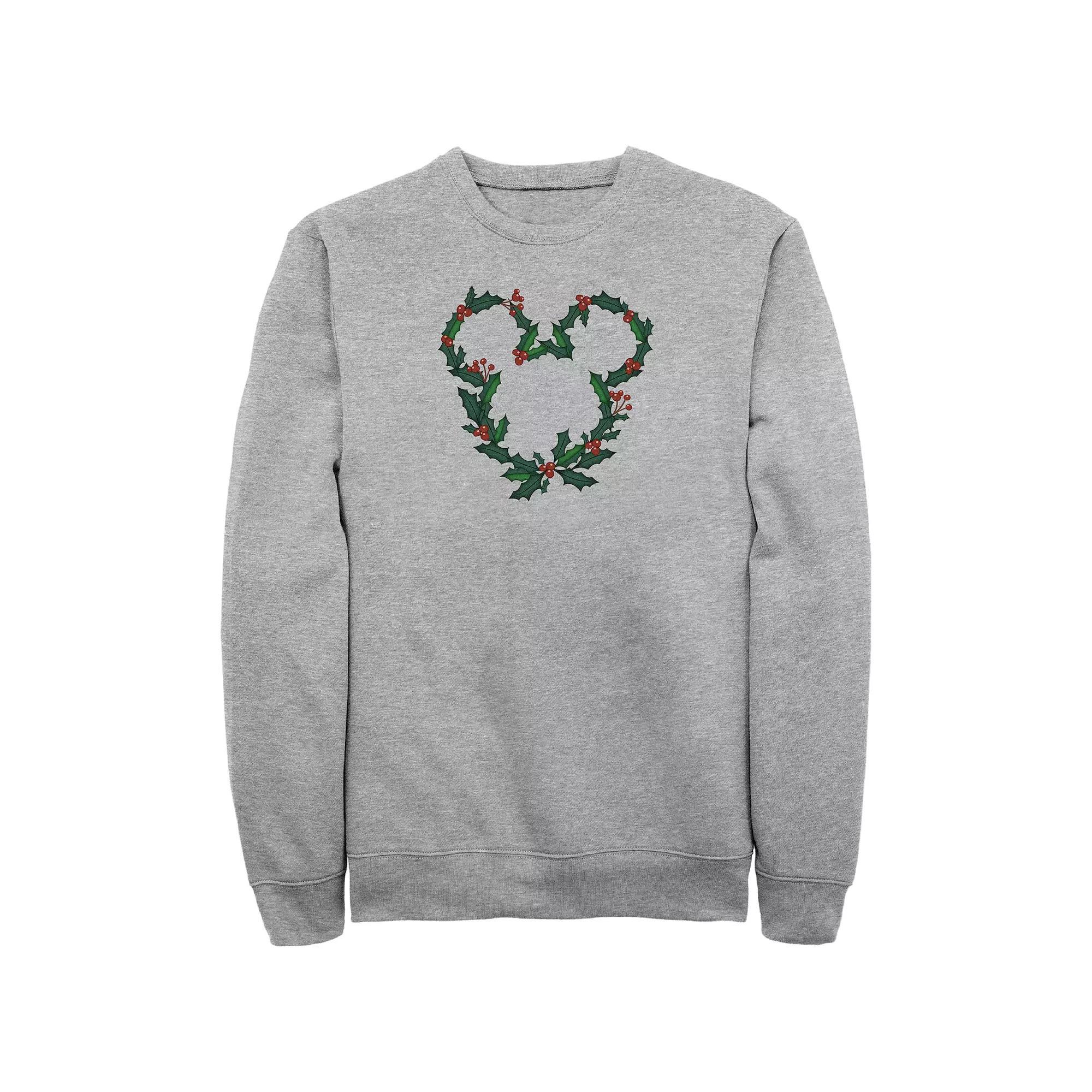 Disney's Mickey Mouse Christmas Wreath Design Big & Tall Graphic Fleece, Men's,  Product Image