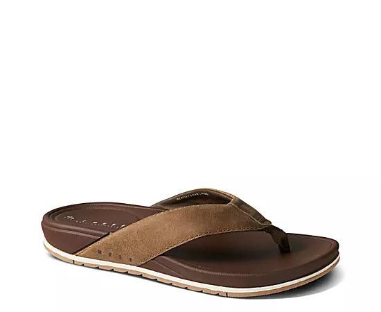 REEF Mens Cushion Bonzer Leaher Flip Flops Product Image