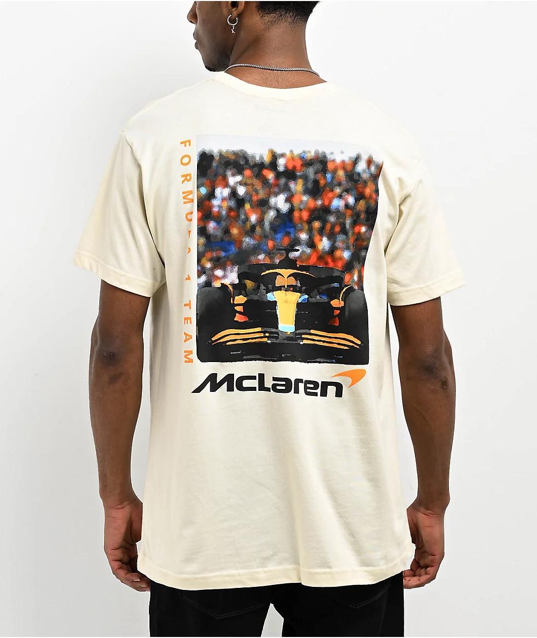 McLaren Race Fan Cream T-Shirt Product Image