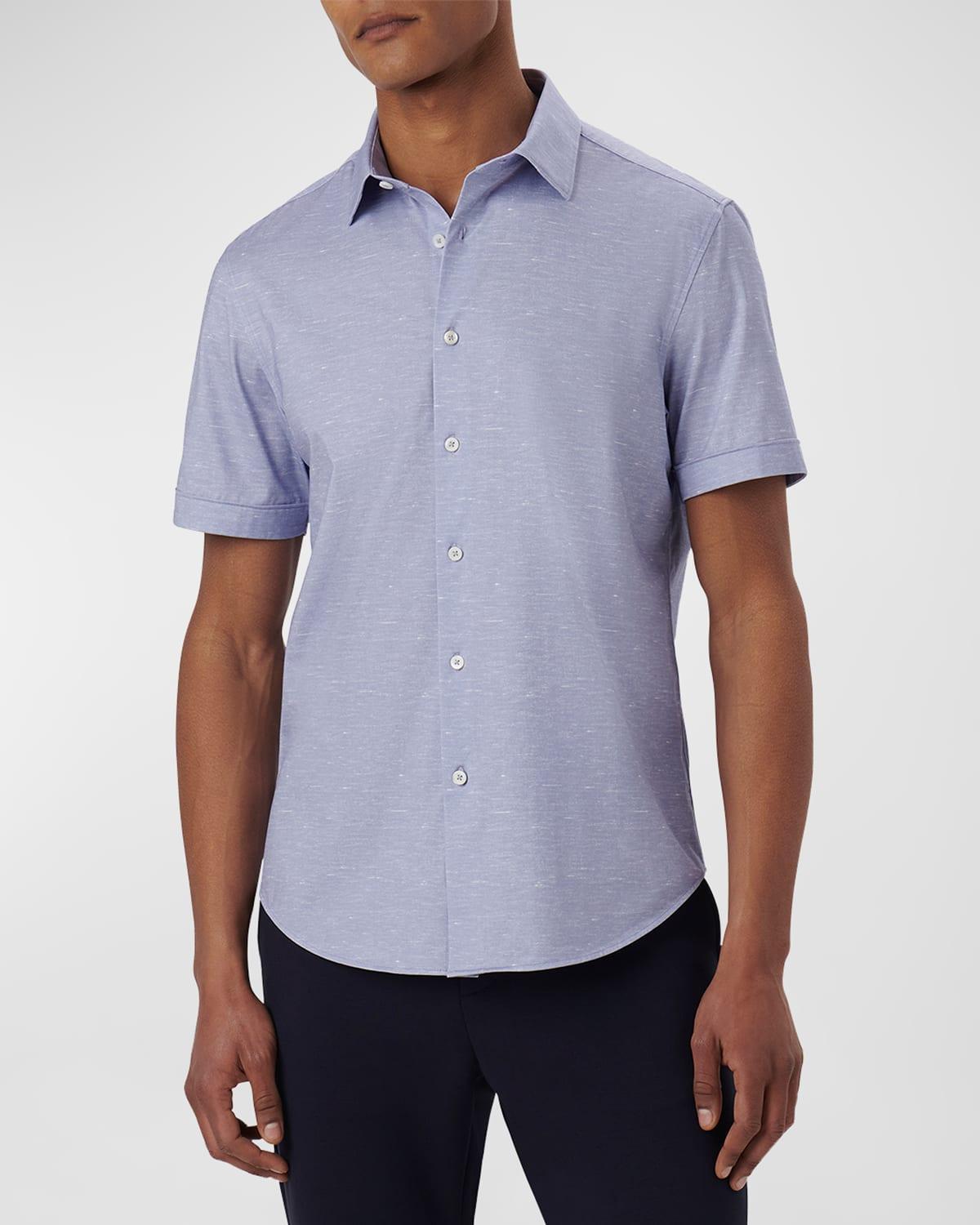 Men's OoohCotton Tech Heathered Sport Shirt Product Image