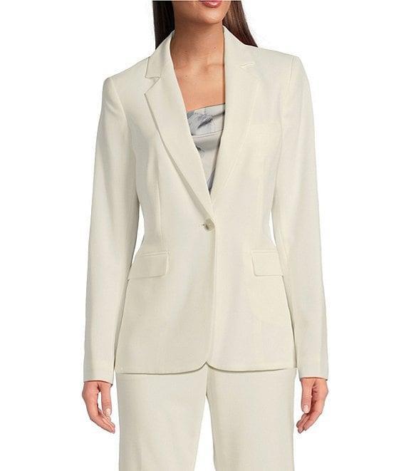 DKNY By Donna Karan Notch Lapel One-Button Jacket Product Image