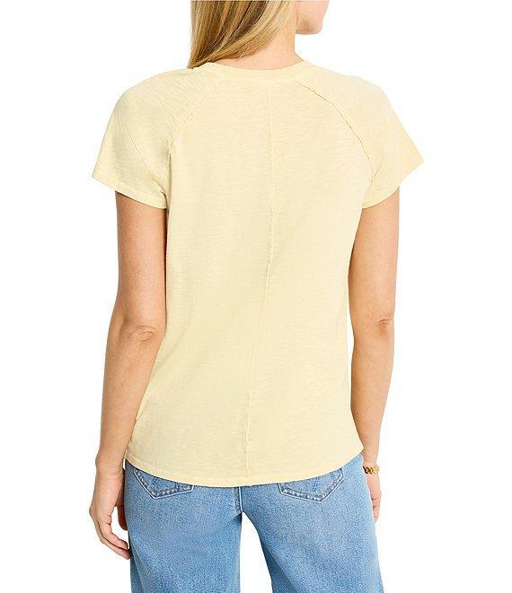NIC + ZOE Cotton Slub Crew Neck Short Sleeve Tee Product Image