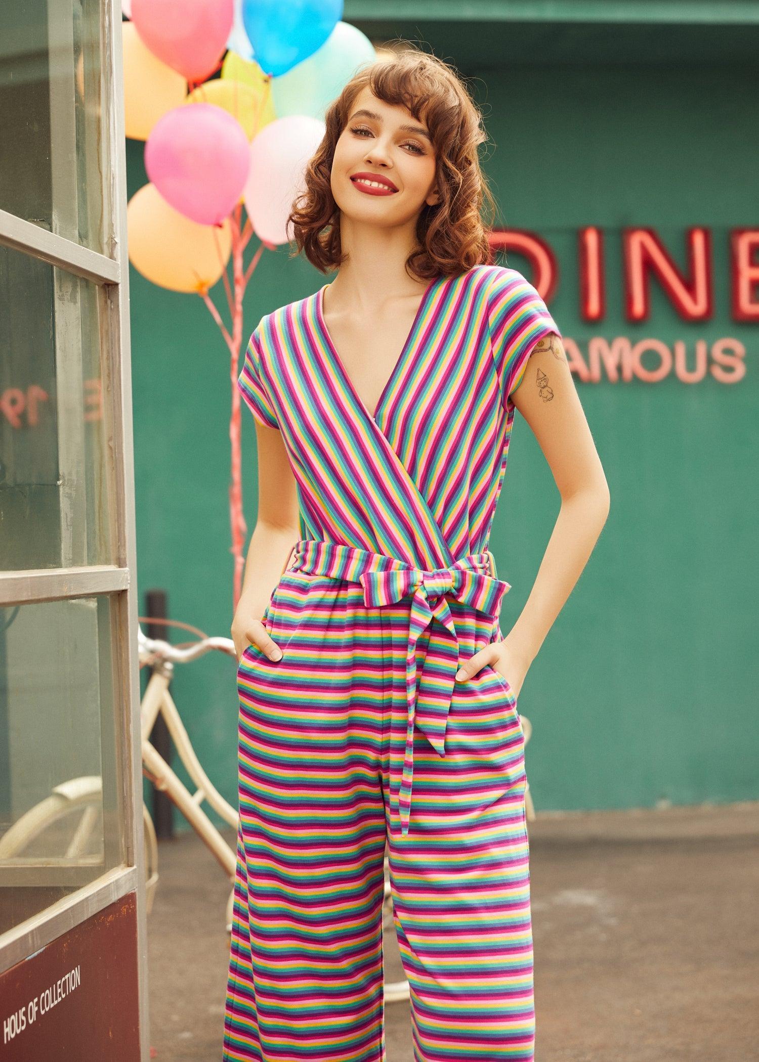 The Twist & Stripe Jumpsuit Product Image