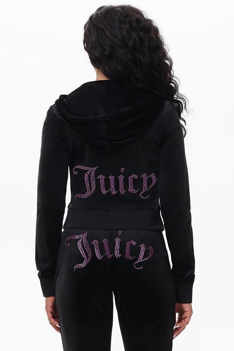 Technicolor Big Bling Velour Hoodie Product Image