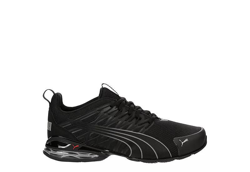 Mens PUMA Voltaic EVO Running Shoe Stormy Slate / For All Time Red Product Image