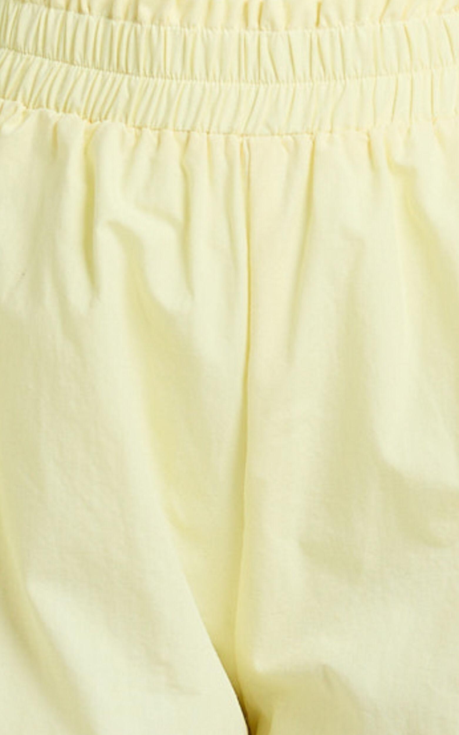 Terah Shorts - High Waisted Shorts in Butter Yellow Product Image