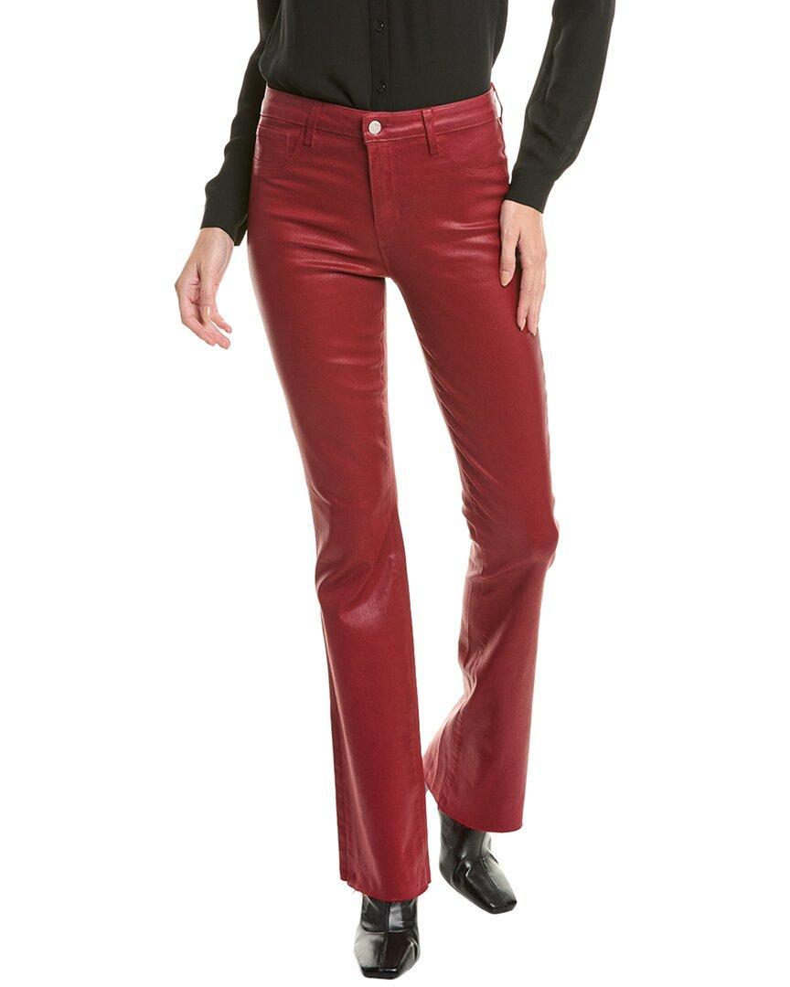 L'agence Ruth High-rise Straight Jean In Red Product Image