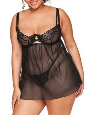 Adore Me Womens Jestina Babydoll Lingerie Product Image