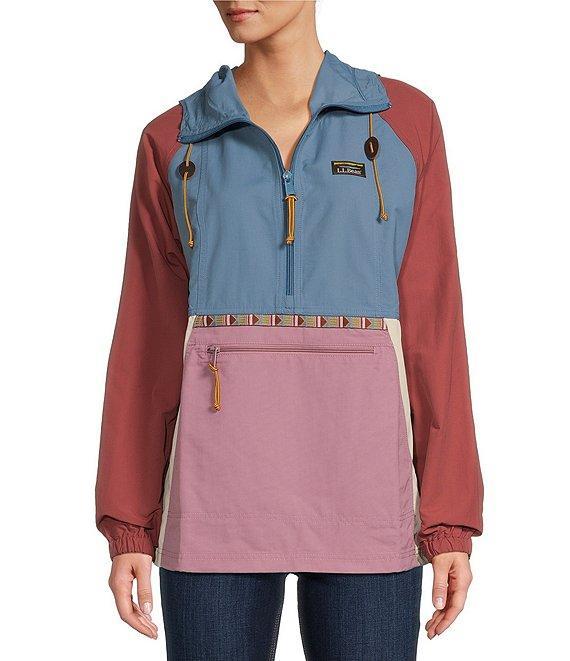 L.L.Bean Mountain Classic Color Block Anorak Jacket Product Image